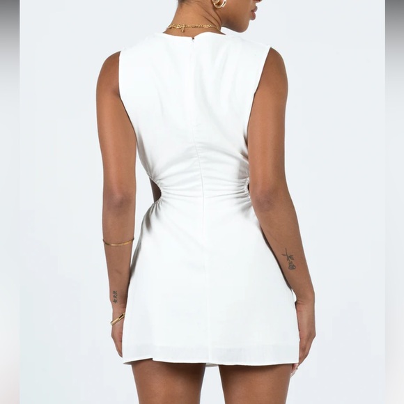 NWOT Princess Polly mayzie mini dress WHITE size 6 - Picture 2 of 6